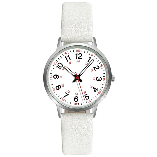 Fashion Women Watch Elegant Quartz Watches PU Leather Strap Wristwatch For Ladies Dress Clock Watches Back Light Reloj Mujer