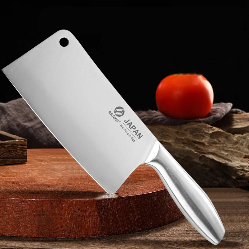 1-7pcs Chef Knife Set Hollow Handle Knife Set Stainless Steel Household Slicing Kitchen