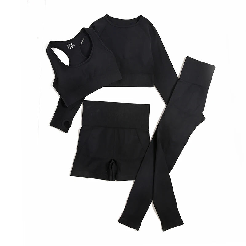 Seamless Yoga Set Gym Clothes Sportswear Yoga Suits For Women