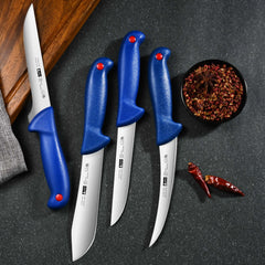 PLYS 1-4PCS Kitchen Knife Stainless Steel 4CR13 Premium Butcher Cleaver Japanese