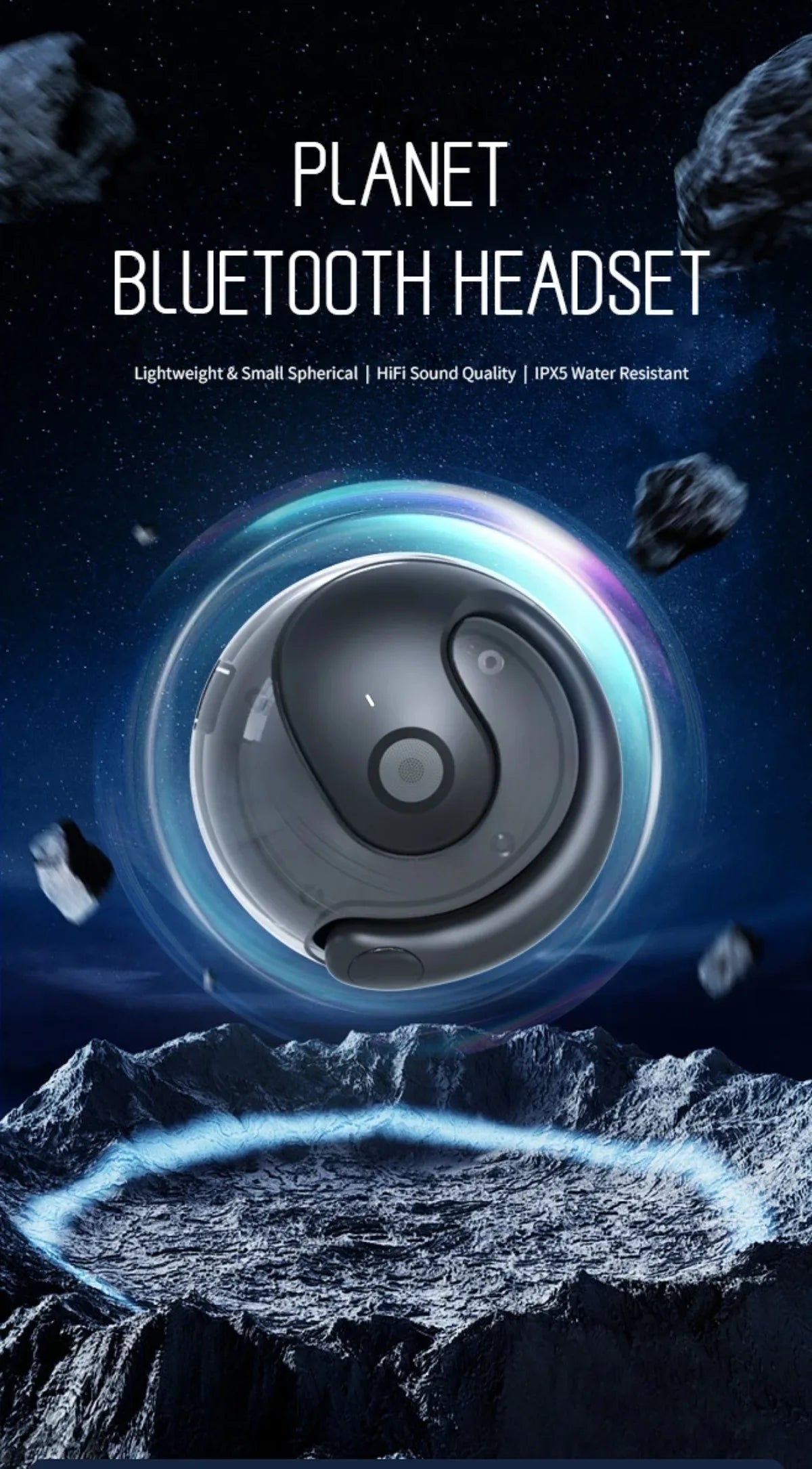 AI Translator Headphones 144 Languages Real Time Two-Way Translation Bluetooth headset for Business Wireless Waterproof Earbuds