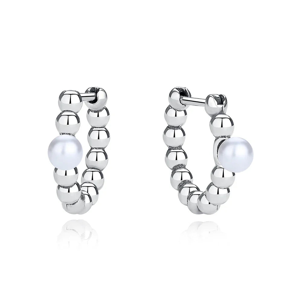 Original 925 Sterling Silver Earrings 2025 Stud Hoop Crystal Earings For Women Rose Gold Crown Heart Infinity Bee Earing Jewelry