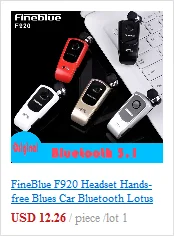 Fineblue F920 Mini Wireless Earphone Retractable Portable Bluetooth Headset Calls Remind Vibration Sport Run Gamer Headphone