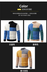 Men's New Autumn and Winter Casual Warm Neck Sweater