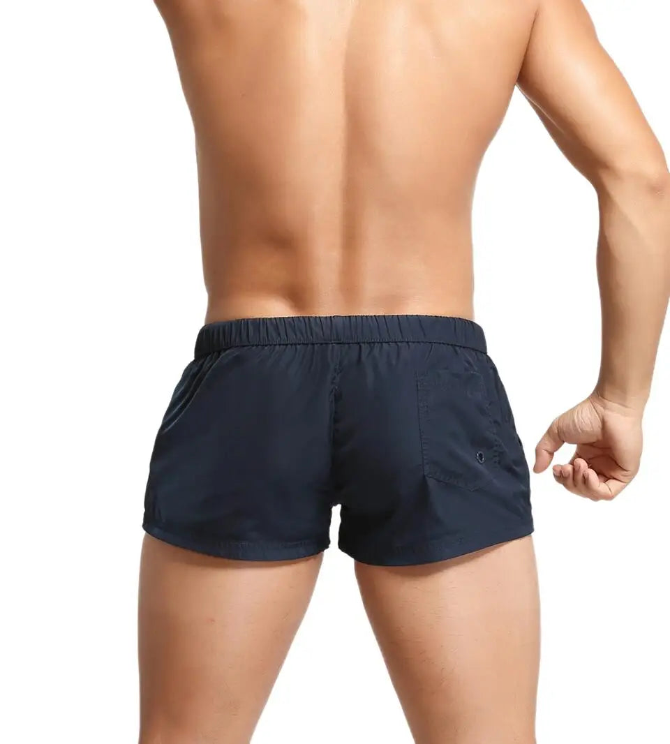 SEOBEAN Men's Summer Beach Shorts Swimwear Trunks Board Short Pants Male Gym Shorts Swim Surf Fitness Quick Dry Shorts