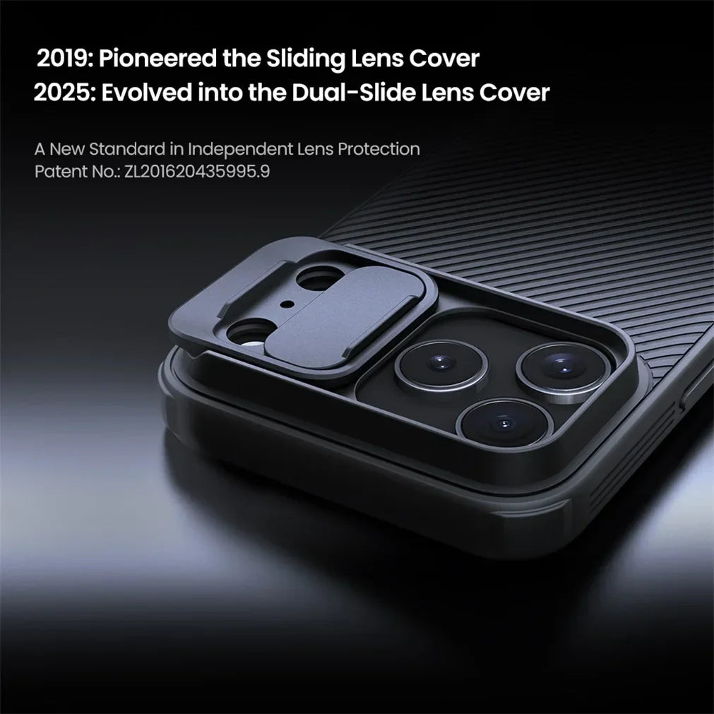 NILLKIN For iPhone 17Pro 17 Pro Max Matte MagSafe Case CamShield Pro Magnetic Charging Slider Camera Cover For iPhone17 / 17 Air