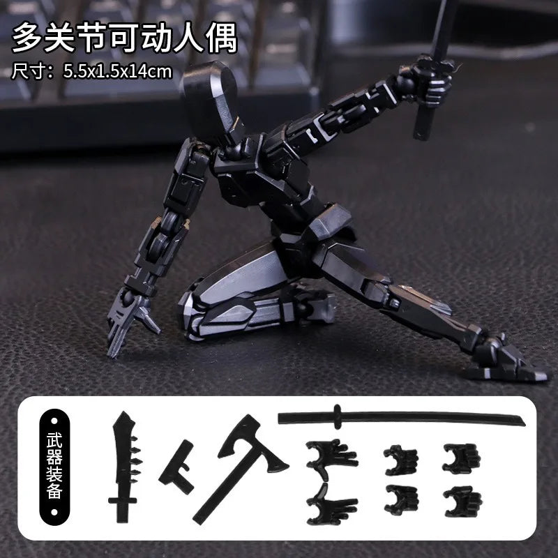 Multi-Jointed Movable Shapeshift Robot 3D Printed Mannequin Dummy 13 Action Figures Toys Kids Adults Parent-children Games gifts