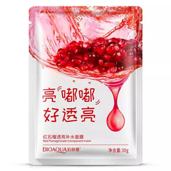 15Pcs Fresh Fruit Face Mask Snail Hyaluronic Acid Hydrating Firming Skincare Sheet Masks Facial Mask Korean Cosmetics