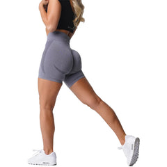 Seamless Shorts for Women Push Up Booty Workout Shorts Fitness Sports Short