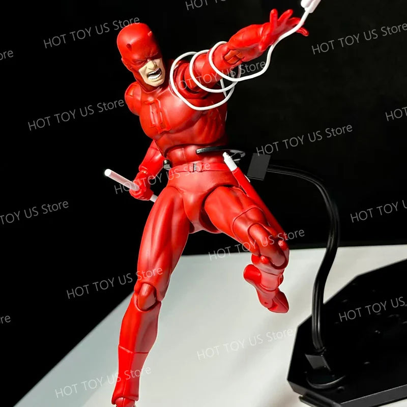 100% Original Ct Toys Daredevil Mafex 223 Comic Version Figure SHF Anime Action Figurine Statue Model Custom Gifts Kids Toys