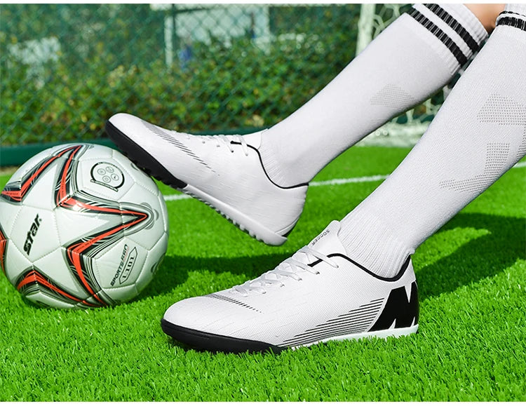 Soccer Shoes Society Grass Indoor Sports Fast Football Field Boots Futsal Non Slip