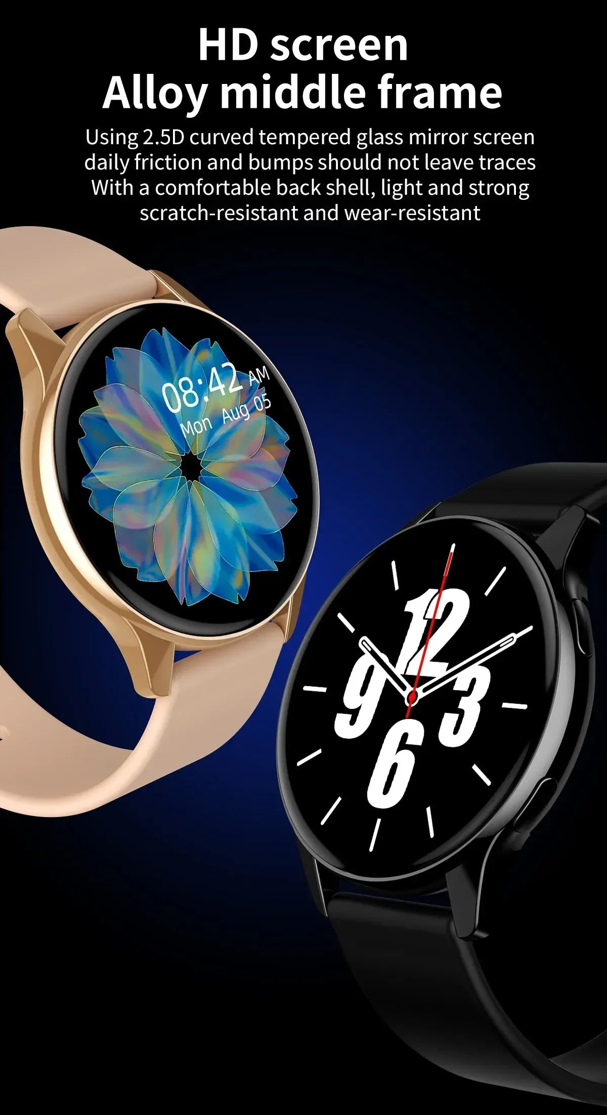 2026 New NFC Smart Watch For Bluetooth Calls Waterproof Smartwatch Men Watches Women Fitness Bracelet Custom Watch Face