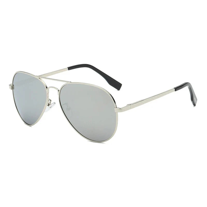 Classic Big Pilot Polarized Sunglasses Men Luxury Metal Black Aviation Sun Glasses Male Fashion Driving Vacation Shades UV400