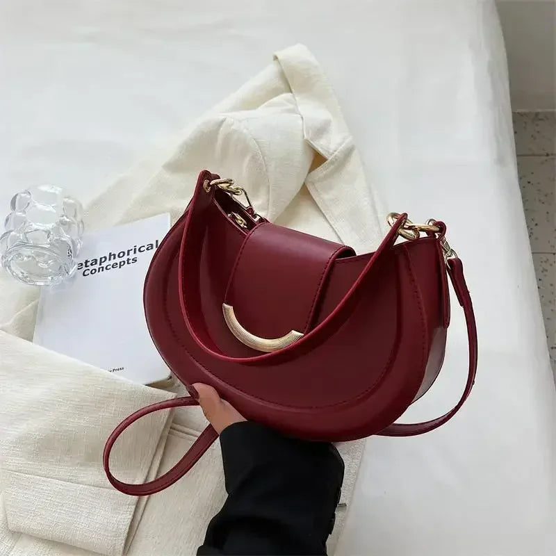Armpit Shoulder Side Bags for Women Designer Trend Leather Small Underarm