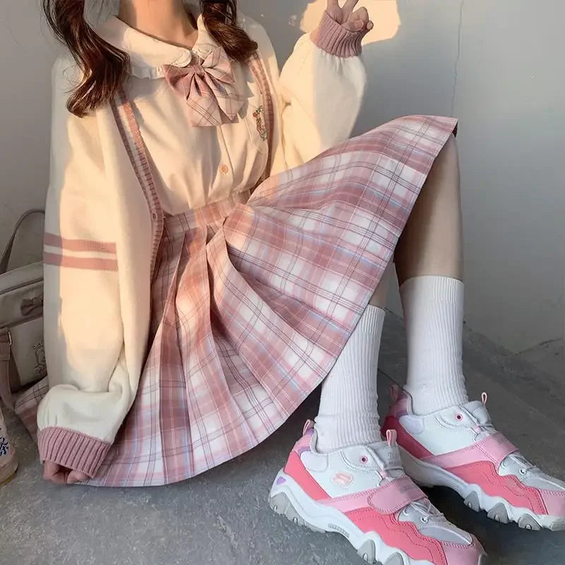 Autumn Winter Women Sweater Loose Japanese Style Sweet Knitted Cardigan