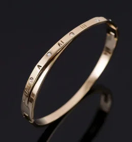 Stainless Steel With Zirconia Bracelet Simple Jewelry