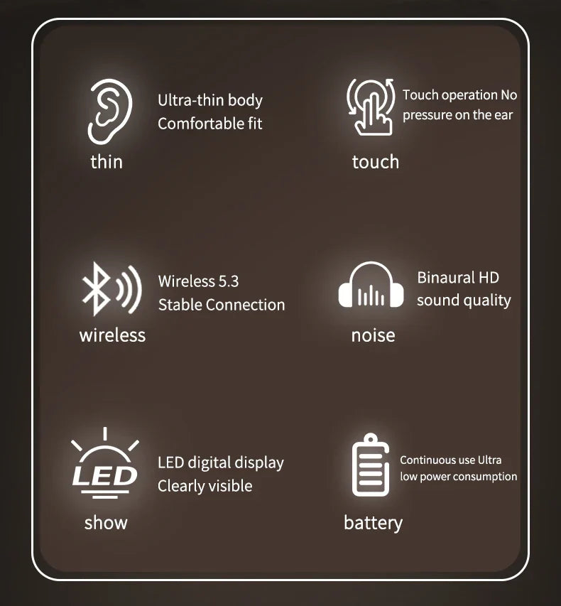 Wireless Sports Bluetooth Headphones Highend Tws Dual Ear Sleep In Ear Md538 Mini Painless Call Noise Cancelling Thin Headphones