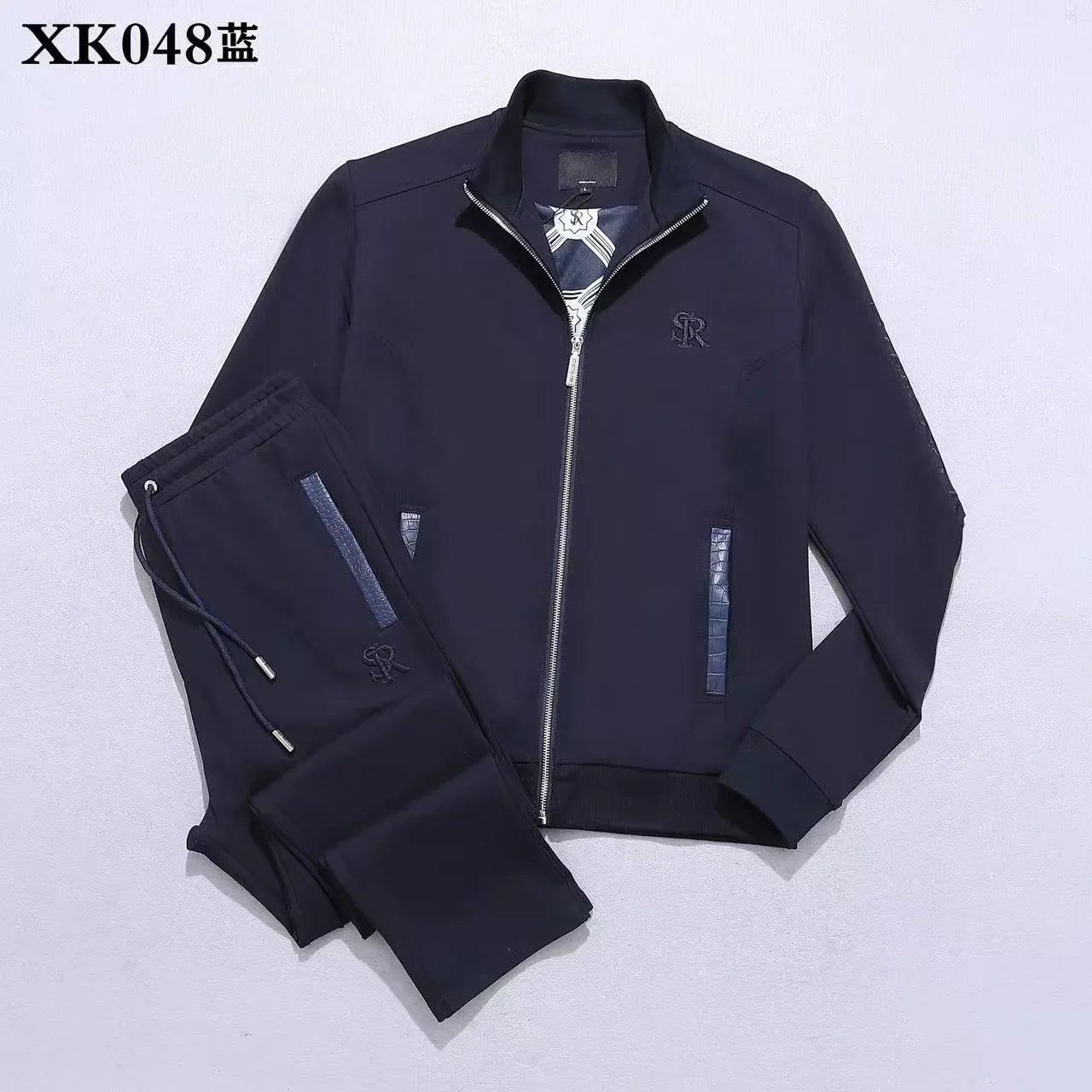BILLIONAIRE Sportswear set cotton men 2025 autumn and winter thick sports casual zipper high-quality embroidery big size M-XXXLX