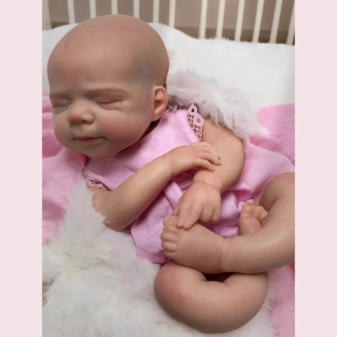 2 Sets Clothes & Washable Pascale Whole Body Silicone Bebe Reborn Girl With Open Mouth Soft Touch Newborn Silicone Girl Doll