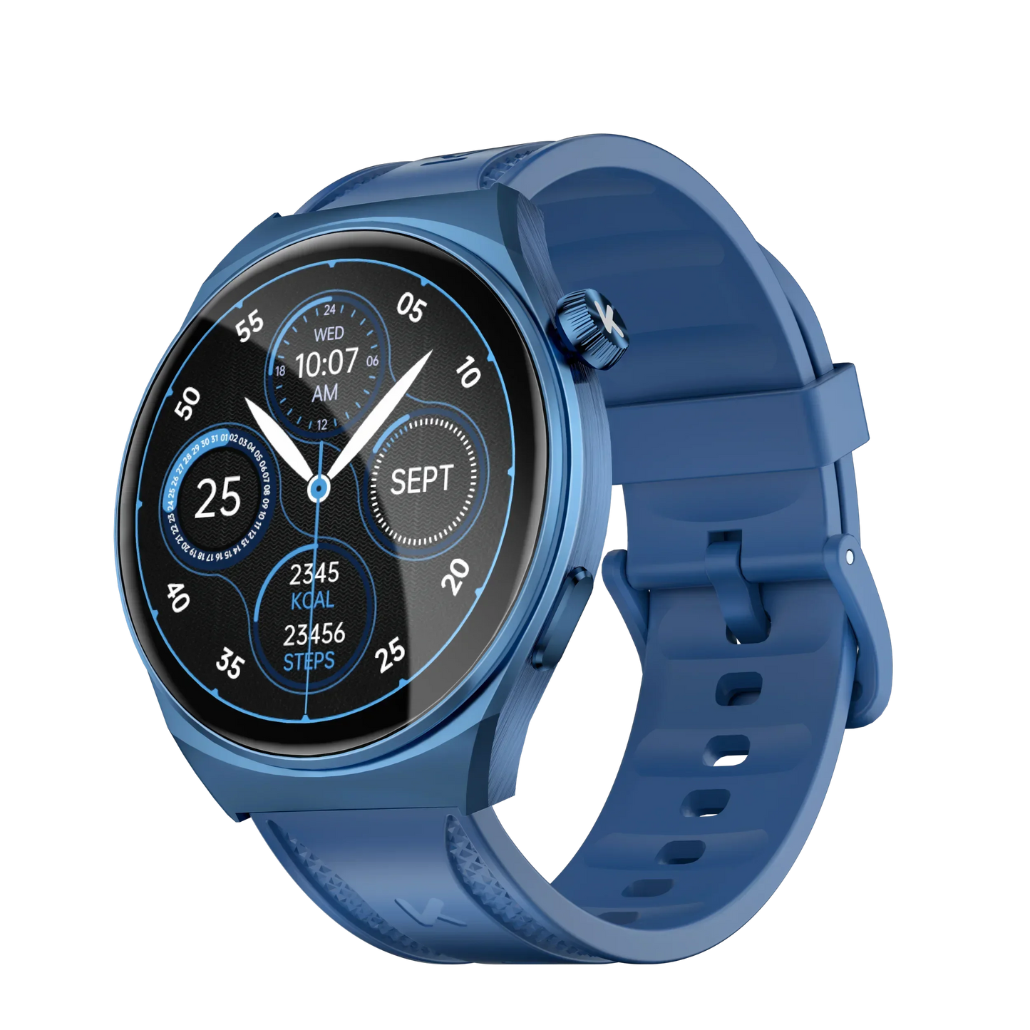 KUMI GW6 Smart Watch with ChatGPT AI Assistant, 1.43" AMOLED Display, Bluetooth Call, 100+ Faces, Fitness Tracker,  Waterproof
