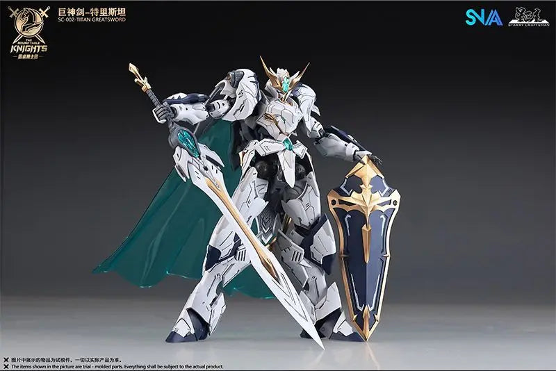 HG 1/144 SNAA SC-002 Titan Greatsword Tristan Assembly Model Kit SC-009 Divine Invoker Percival The Round Table Knights Figure