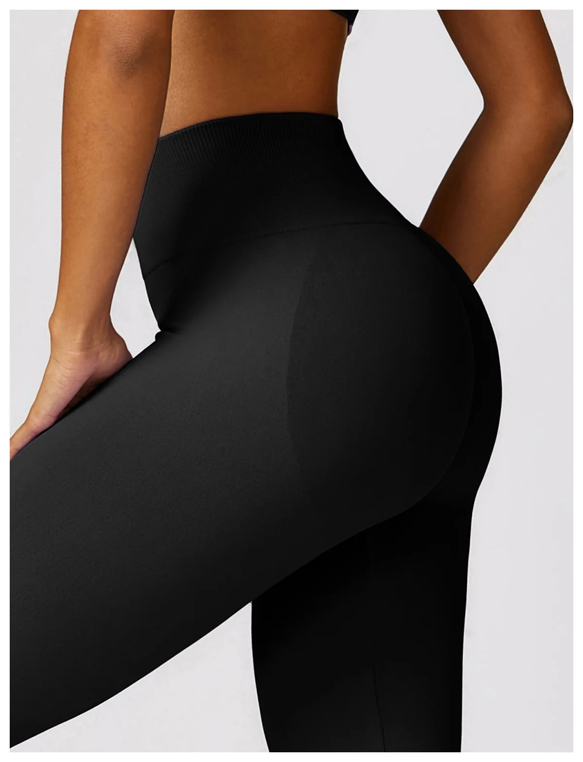 Seamless Flared Leggings Scrunch Sports Leggings Women Gym Yoga Flared Pants