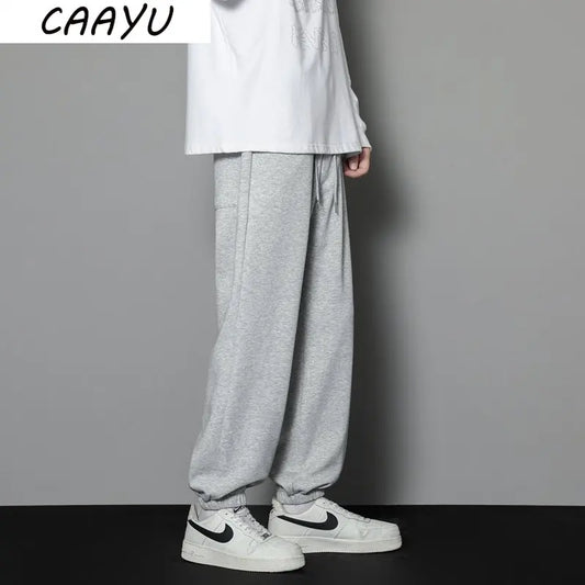 Sports Pants Mens Autumn Loose Gray Baggy Pants Jogger Hombre Fashion Knitted Pants