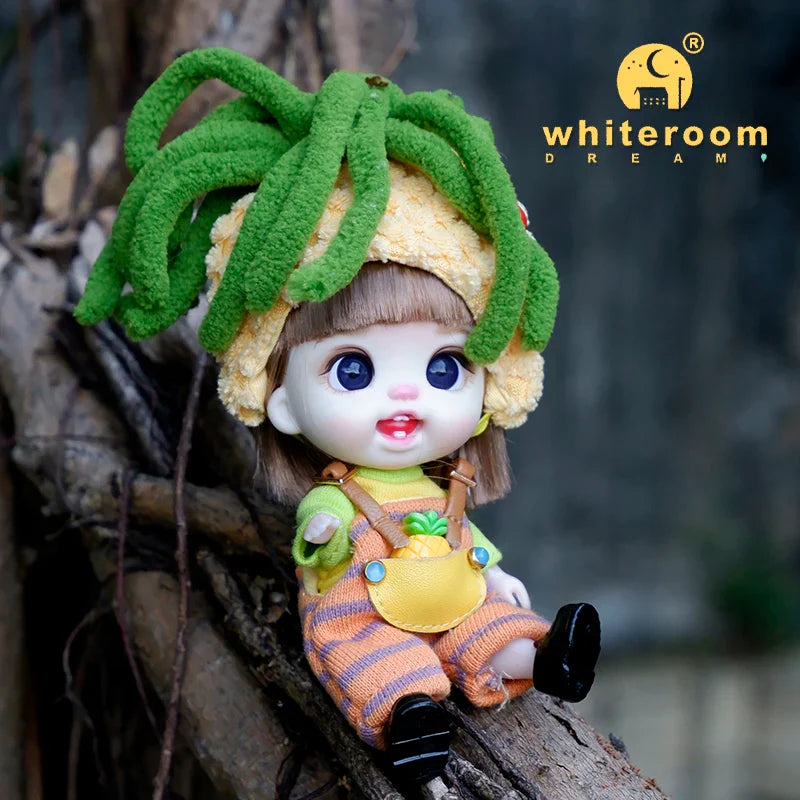 bjd doll Dolls for girls 13cm Labbu doll pocket mini blyth girl Doll Barbi Cry Baby Ball jointed doll Mobile phone Decoration