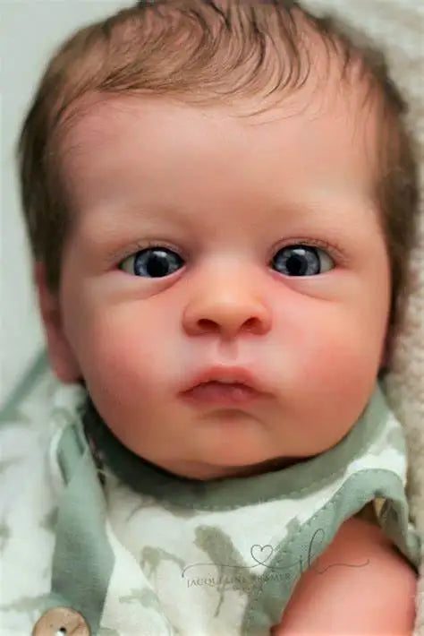 NPK Clearance Sales 20inch Reborn Doll Kit Oskar Lifelike Real Soft Touch Fresh Color Unfinished Doll Parts with Body