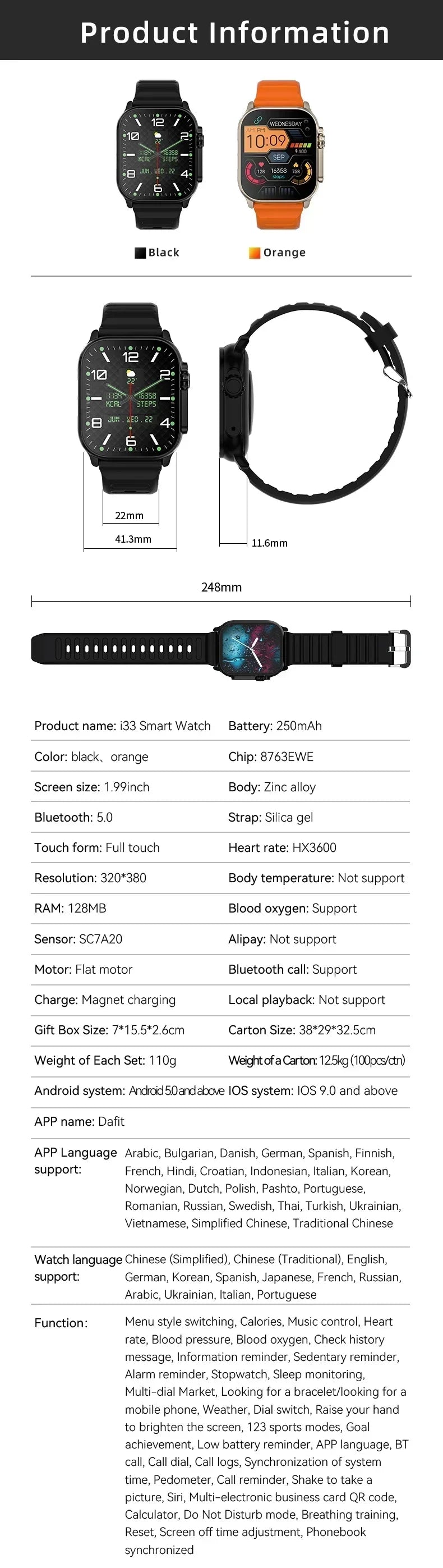 2026 New T800 Ultra 2 Smart Watch Men 49mm Series8 AMOLED Screen NFC Compass Waterproof For Apple Watch IWO Ultra 8 Smartwatch