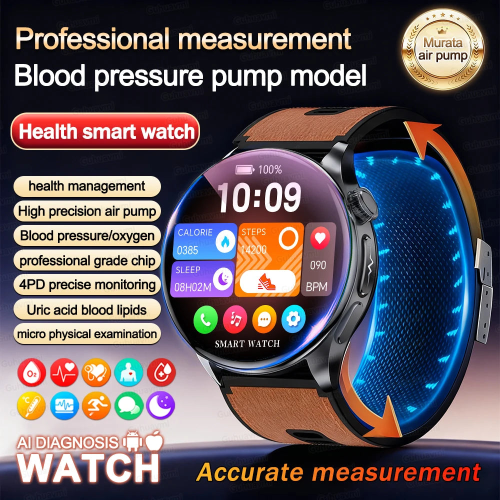 Smartwatch  AMOLED Screen Call ECG Sport Watchs