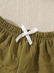 Summer Toddler Boy's 2 Piece Outfits Bamboo Fiber Short Sleeve T Shirt Dinosaur Shorts Set 1-8years Boy Daily Outdoor Outfits