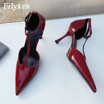 Eilyken Spring Autumn Brand Women Pumps Shoes Fashion Pointed Toe Ladies Elegant Hollow Out Sandals Zapatilla De Muje