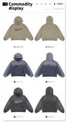 Stale gradient render fleece hoodie