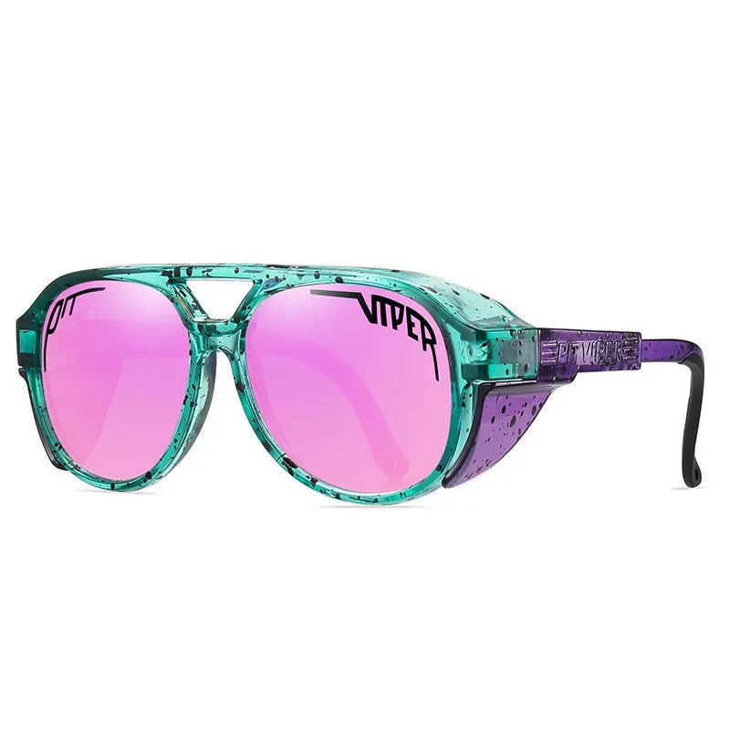 Adult Retro PIT VIPER Sunglasses Men Women Vintage Eyewear Steam Punk Sun Glasses UV400 Eyeglasses Steampunk Goggles With Box