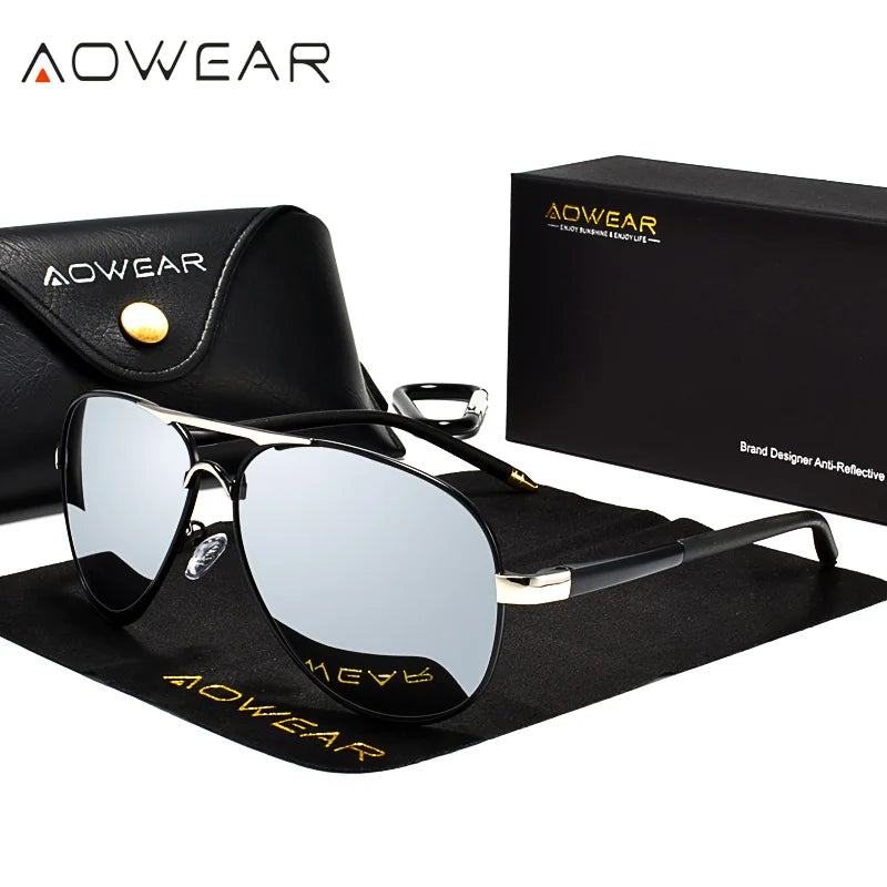 Sunglasses Men Aviation Coating Mirror Sun Glasses for Man Women