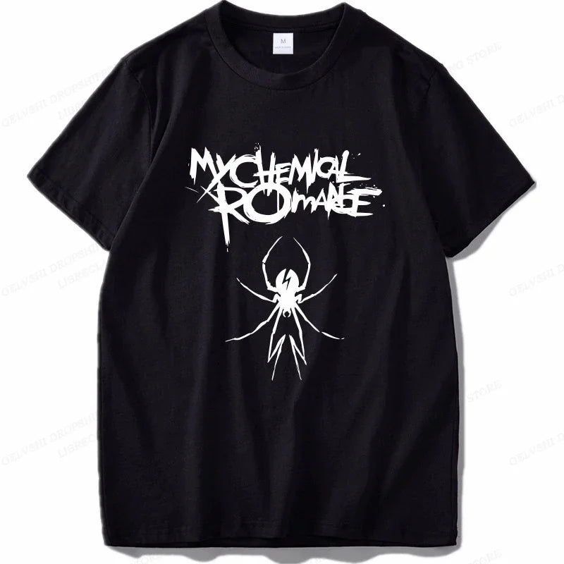 My Chemical Romance T Shirt women Fashion T-shirts cool Hip Hop men Tshirt casiual Summer Vintage Anime unisex Top Tee