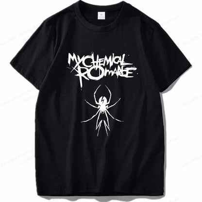 My Chemical Romance T Shirt women Fashion T-shirts cool Hip Hop men Tshirt casiual Summer Vintage Anime unisex Top Tee