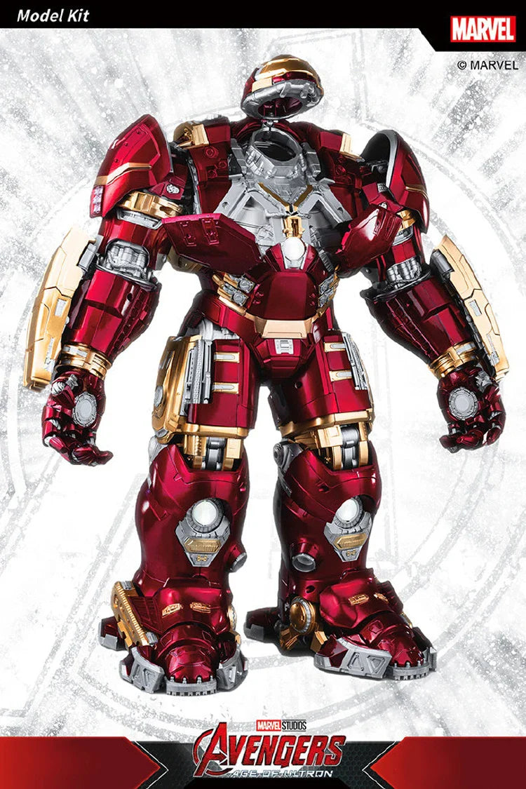 Fondjoy Marvel Anti-Hulk Armor Assemble Toy Movie Character Model 18 Inches Action Figures LED Can Emit Light Model Gift For Boy