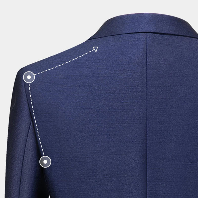 Tuxedo for Mens: Men's  One Button Notch Lapel Suit for Formal Party Prom Business