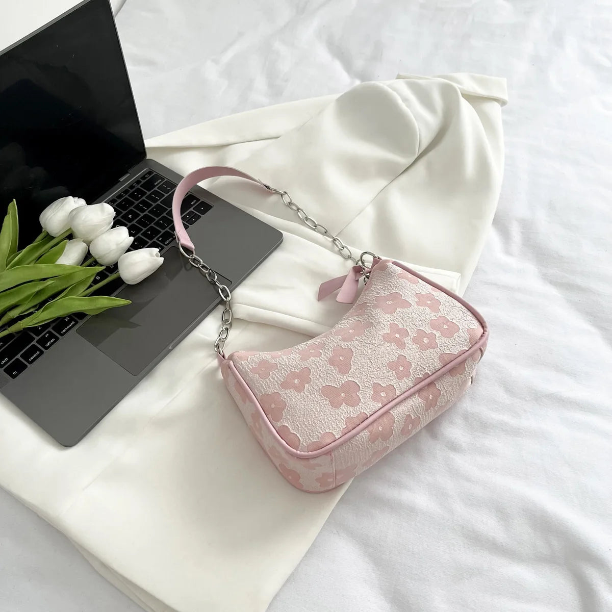 Fashion Felt Shoulder Bags For Women Small Casual Underarm Bag Female Handbag