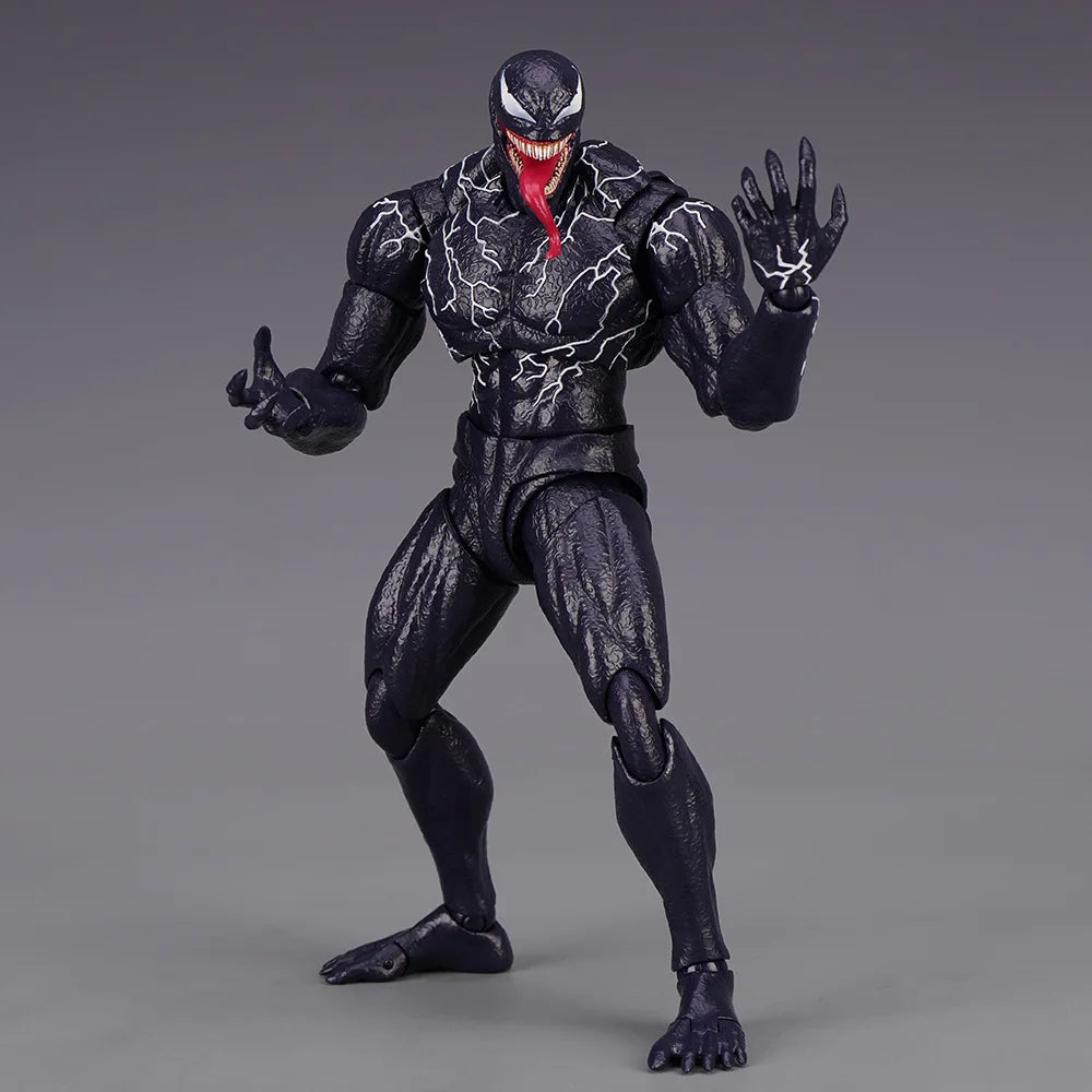 Venom AMAZING YAMAGUCHI legends Action Figure Joint Movable Change Face Statue Model Collectible kids for Toy Gift
