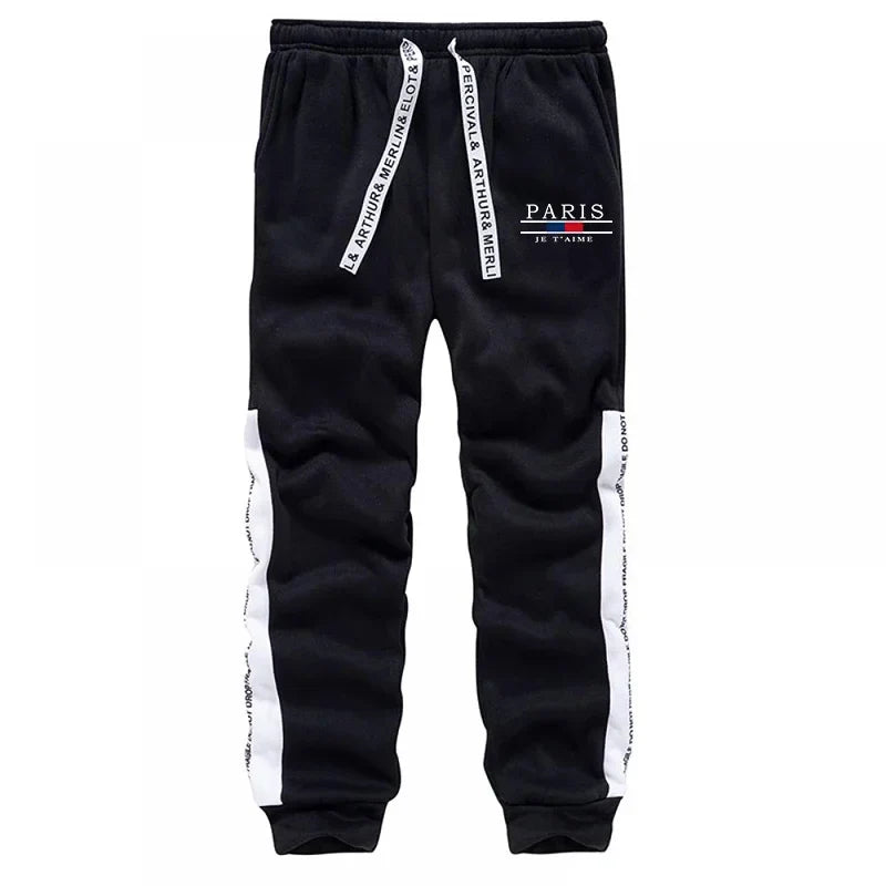 Autumn Winter Mens Tracksuit Print Casual Sweatshirts Sportswear Outdoors Sports Jogging Mens Clothing Single Piece Hoodie Pants