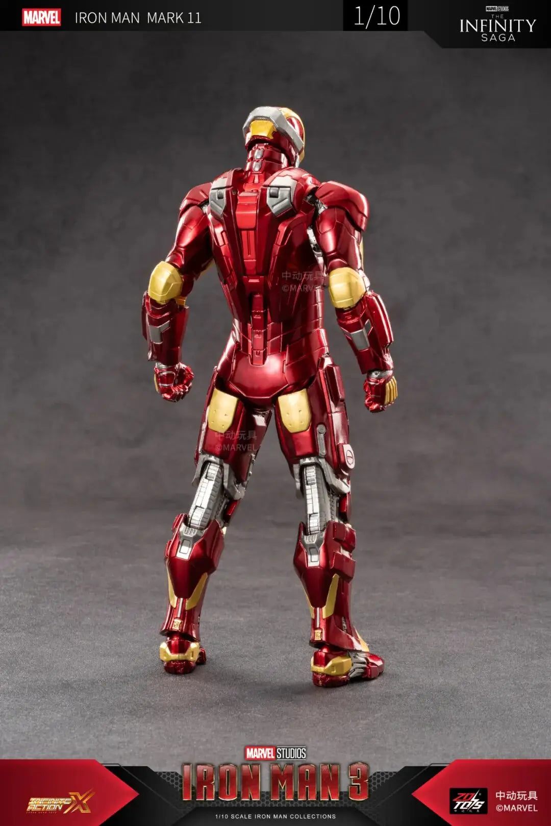 Original ZD Toys Iron Man Tony Stark MK9 MK14 MK12 MK27 MK15 MK35 MK22 MK40 Hammerhead Action Figure Anime Collect Model Gifts