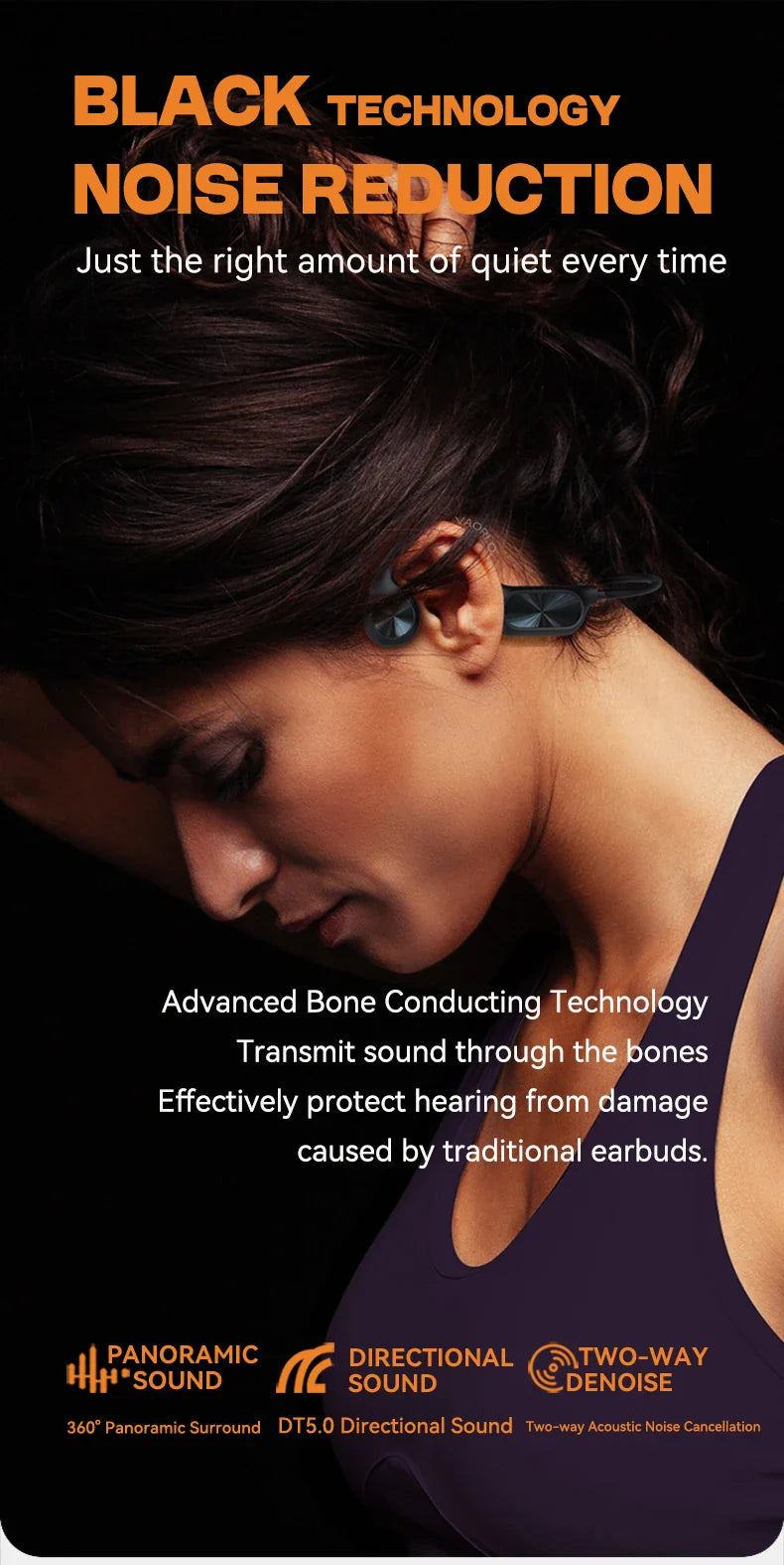 Hot IPX8 Waterproof Swimming Earphone Bluetooth 5.4 Bone Conduction Headphones With 32GB MP3 Player Wireless Headset LED Display