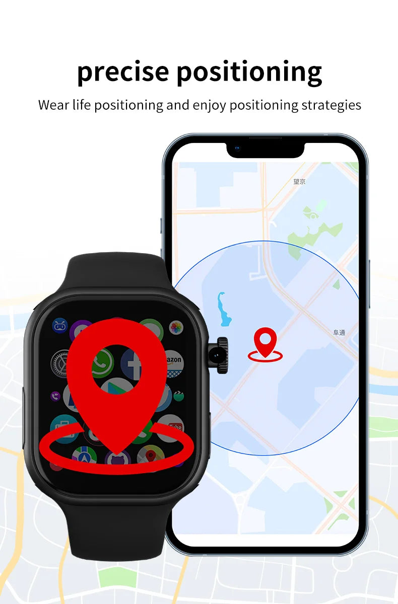 VP19 Pro Android Touch ID 5G Smartwatch 1580Mah Battery Smartwatch With 800W Pull-out Camera Free Download APP WIFI GPS Amoled