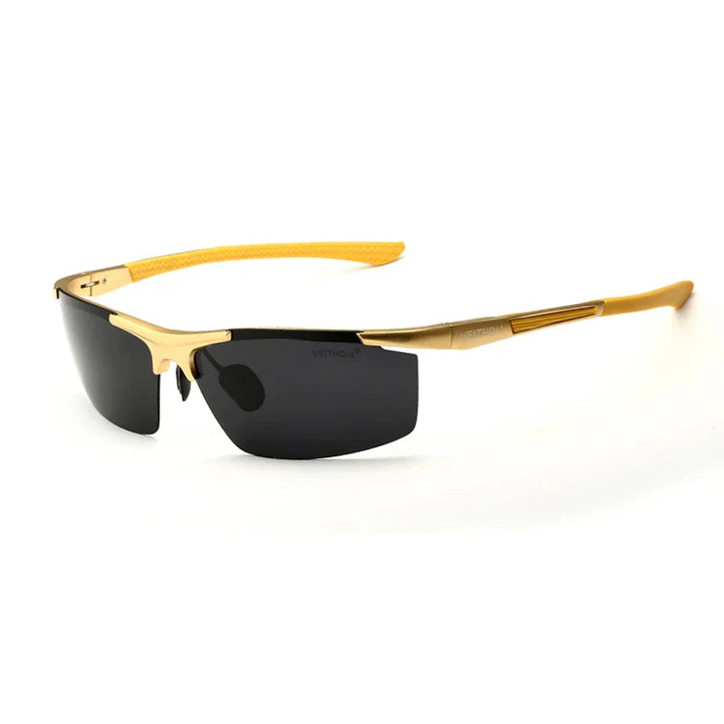 VEITHDIA Aluminum Magnesium Men's Sunglasses Polarized UV400 Coating Mirror Sun Glasses Outdoor Male Eyewear Accessories 6588