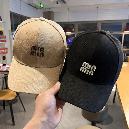 Korean Version High-quality Hard-top Baseball Cap Women Men Spring Autumn Versatile Embroidery Suncap Male Female Classic Hat