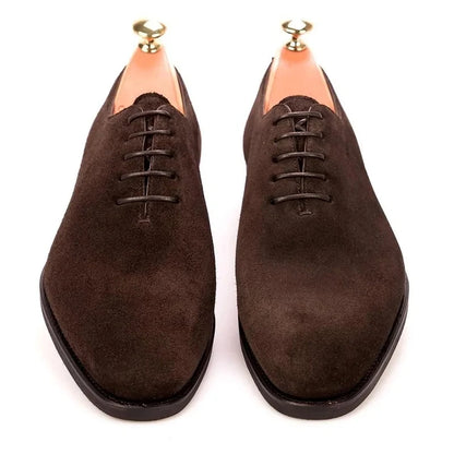 Uncle Saviano Oxford Dress Men Shoes Formal Office Wedding Man Shoe Suede Leather Handmade Business Designer Mens Shoes Original