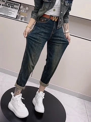 Y2k Women's Jeans Spring Autumn Harun Jeans Women's High Waist Stretch Big Size